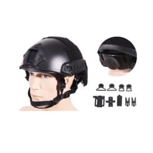Casco EMERSON Fast MH negro con pantalla AC12452