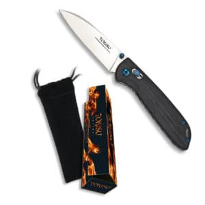 Navaja TOKISU. G10. CNC Axis lock. 8.8