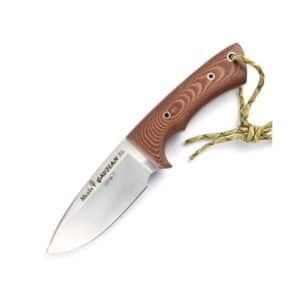 Cuchillo Gavilan de Muela Mikarta Marrón