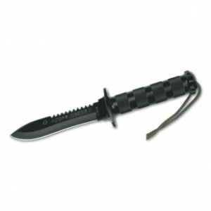 Cuchillo AITOR Jungle King II negro vaina verde - Imagen 1