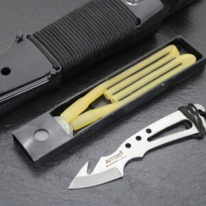 Cuchillo AITOR Jungle King II negro vaina verde - Imagen 4