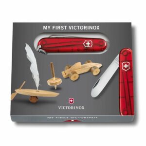 Mi primera VICTORINOX , Roja traslucida