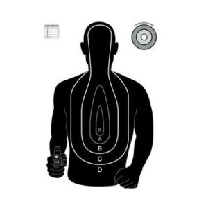 Blanco de tiro Policial/Defensivo/Sniper  BDP10