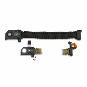 Brazalete paracord  - brujula -silvato 33905