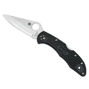 Navaja SPYDERCO DELICIA 4 mango FRN ng.Filo liso C11PBK - Imagen 1